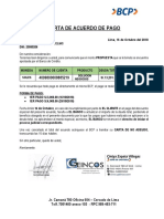 Carta de Acuerdo - Idc 20995206