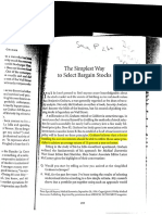 The Simple and Easy Way to Select Stocks Graham-1976