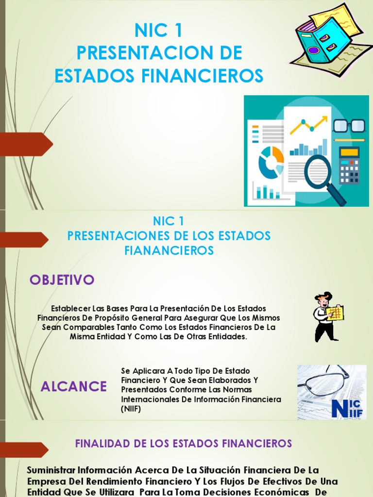 Presentacion de Los Estados Financieros | PDF | normas internacionales ...
