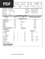 CBC Test Report Format Example Sample Template Drlogy Lab Report | PDF ...