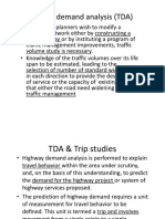 Lecture 2 Traffic Demand Analysis