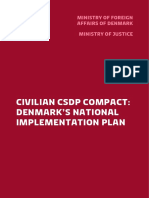 National Implementation Plan For Civilian CSDP Compact - Denmark