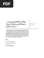 E-Learning What, Why, How, When and Where (4W & 1H) ?: Authors