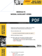 Module 9 Grammar - Modal Auxiliary Verbs