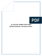 USO BAMBU ESTRUCTURAS BAJO COSTO