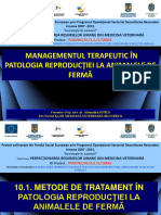 Managementul Terapeutic in Patologia Reproductiei La Animalele de Ferma PDF