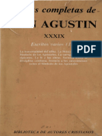 San Agustin - 39 - Escritos-Varios PDF