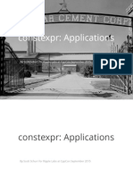 Constexpr Applications - Scott Schurr 