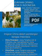 Kebudayaan Orang Tionghoa Di Indonesia