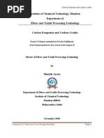 Report On Carbon Footprints