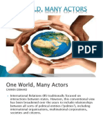 One World, Many Actors