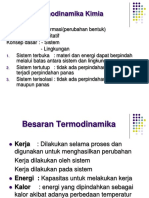 Termodinamika Kimia HK 1