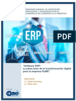 Software ERP La Pieza Base de La Transformación Digital para La Empresa