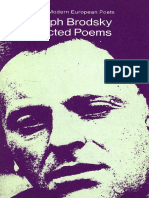 Poems Joseph Brodsky