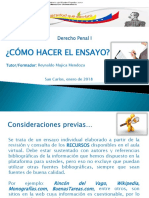 Cómo Hacer El Ensayo PDF