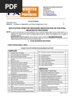 Form - PPDA Providers Application Form On Suppleir Portal