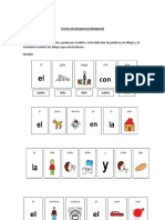 Lectura de Pictogramas Pauta