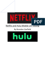 Netflix - Hulu Usability Testing White Paper