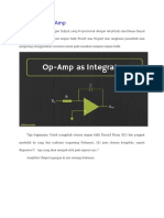 Integrator Op Amp