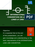 INTERNATIONAL CONVENTION ON LOAD LINES o
