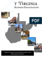 WV State Office of Business Registration Instructions and Application