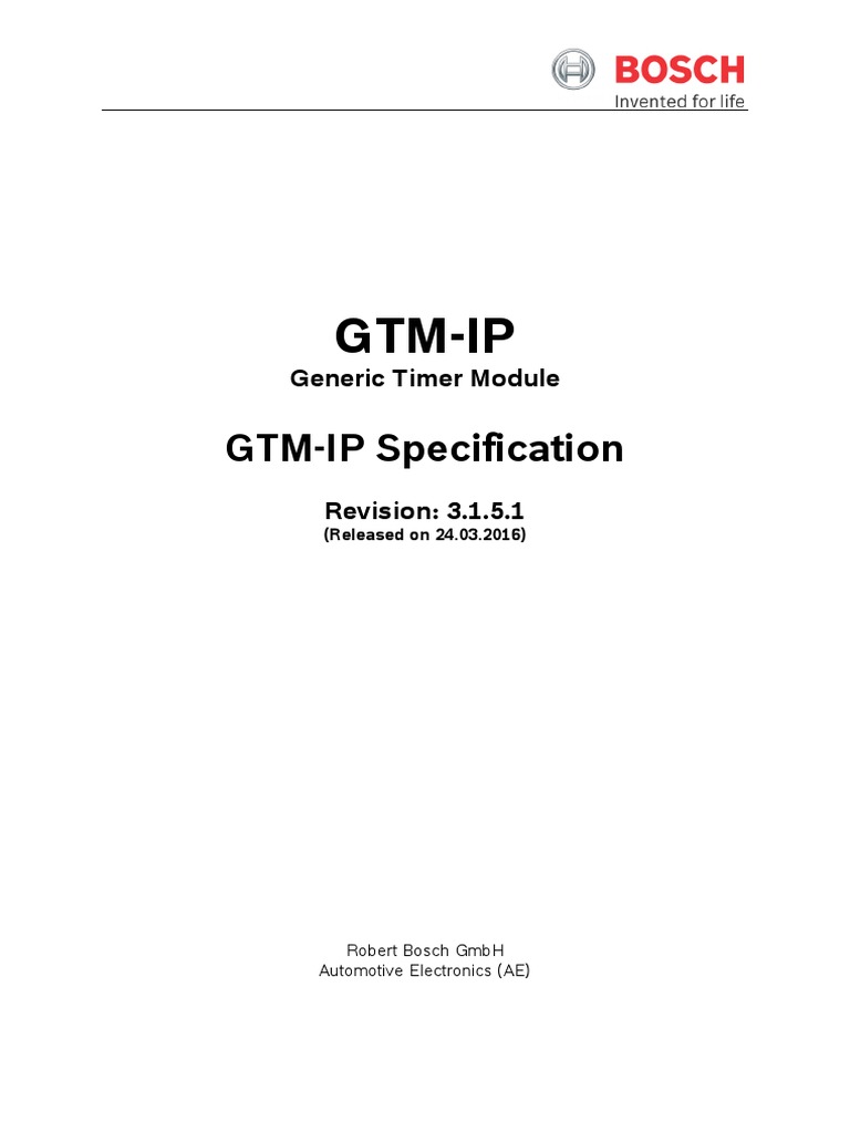 GTM Ip Specification v3 1 5 1 | PDF | Electrical Engineering | Computer ...