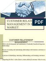 Customer Relationship Management in B2B Market