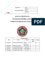 Manual Mutu Standar Isi Pemebelajaran