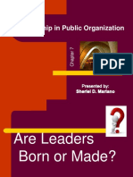 CH 7 Leadership in Public Administration