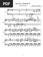 One Piece Op22 Max Animepianist Pdf Ouverture Echecs Echecs