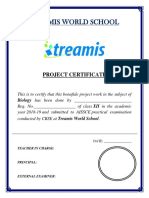 Bio Project Certificate