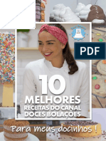 E-Book 10 Melhores Receitas Doces Bolações PDF