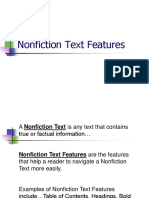 Nonfiction Text Features