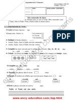 Exercice Francais