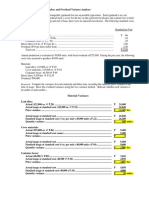 TYPCO materials, labor, overhead variances