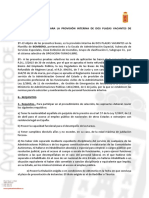 Bases de Dos Plazas de Bombero PDF