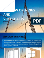 Window Openings and Vent Shafts