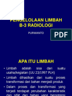 Pengelolaan Limbah B-3 Radiologi