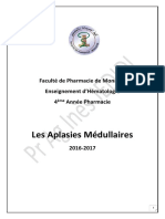 Cours Aplasie 2016-2017
