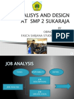 Job Analisys and Design