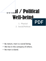 Social Political Wellbeing