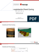 Método Panel Caving y diseño de explotación subterránea