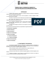 Diretrizes para o Desenvolvimento e Apresentação de Projetos de Infraestrutura PDF