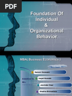 Foundation of Individual OB