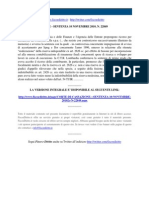 Fisco e Diritto - Corte Di Cassazione N 22849 2010