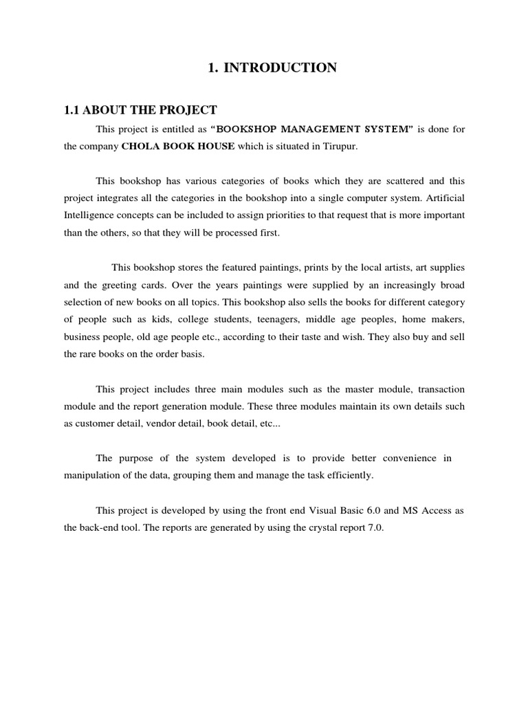 book shop management system project in php