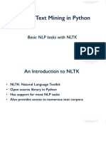 2.2 - Basic NLP Tasks With NLTK