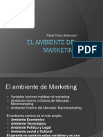 El Ambiente Del Marketing Cristina