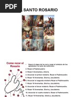 Triptico Del Santo Rosario | PDF | María, madre de Jesús | Rosario