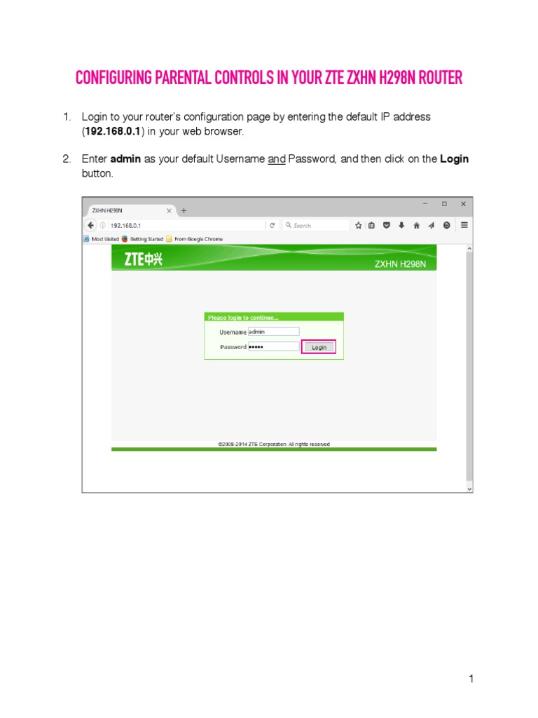 Zte Config PDF | PDF